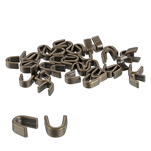 sourcing map 40 Stück Reißverschluss Stopper Schieberhalter #5 U Form Oben Stopfen Metall Reißverschluss Reparatur Set für Taschen Mäntel Jacken Geschlossene Zipper Ersetzen Bronze Ton sourcing map 40 Stück Reißverschluss Stopper Schieberhalter #5 U Form Oben Stopfen Metall Reißverschluss Reparatur Set für Taschen Mäntel Jacken Geschlossene Zipper Ersetzen Bronze Ton von sourcing map