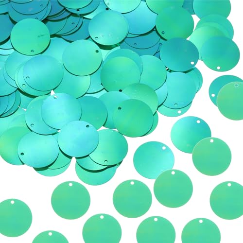 sourcing map 450 Stück flache runde Pailletten, 20 mm, lose Pailletten, Basteln, Nähen, Pailletten mit einseitigem Loch für DIY-Stickerei, Kleidung, Schmuckherstellung, AB Dunkelgrün sourcing map 450 Stück flache runde Pailletten, 20 mm, lose Pailletten, Basteln, Nähen, Pailletten mit einseitigem Loch für DIY-Stickerei, Kleidung, Schmuckherstellung, AB Dunkelgrün von sourcing map
