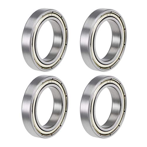 sourcing map 4St Rillen Kugellager 6803ZZ Z2 Doppelt Geschirmt Kohlenstoffstahl 17mm X 26mm X 5mm sourcing map 4St Rillen Kugellager 6803ZZ Z2 Doppelt Geschirmt Kohlenstoffstahl 17mm X 26mm X 5mm von sourcing map