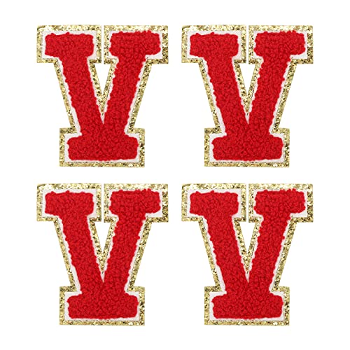 sourcing map 4Stück Aufbügler Buchstaben Patches Rot V Alphabet Dekorativ Reparatur Bestickte Aufnäher Chenille Alphabet Patches zum Aufbügeln für Kleidung Schuhe Hüte Rucksäcke sourcing map 4Stück Aufbügler Buchstaben Patches Rot V Alphabet Dekorativ Reparatur Bestickte Aufnäher Chenille Alphabet Patches zum Aufbügeln für Kleidung Schuhe Hüte Rucksäcke von sourcing map