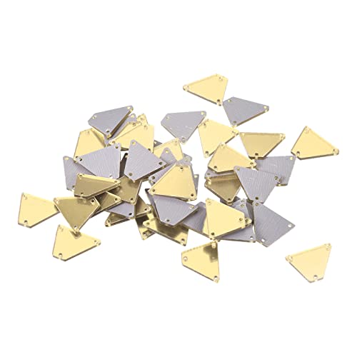 sourcing map 50 Stk. Nähen auf Dreieck Acryl Spiegel Stück DIY Verspiegelte Strasssteine Spiegelperlen für Abendkleider Stoffkleidung Gold 20x15mm sourcing map 50 Stk. Nähen auf Dreieck Acryl Spiegel Stück DIY Verspiegelte Strasssteine Spiegelperlen für Abendkleider Stoffkleidung Gold 20x15mm von sourcing map