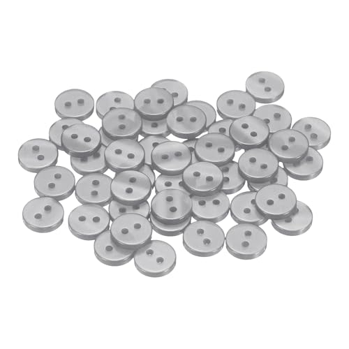 sourcing map 50 Stück 16L Nähknöpfe, 10 mm, Harz, rund, flach, 2 Löcher, Ersatzknöpfe für Mäntel, Nähen, Kleidung und Heimwerken, Grau sourcing map 50 Stück 16L Nähknöpfe, 10 mm, Harz, rund, flach, 2 Löcher, Ersatzknöpfe für Mäntel, Nähen, Kleidung und Heimwerken, Grau von sourcing map