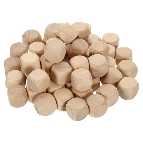 sourcing map 50 Stück Blanko-Holzwürfel, 18 mm, unlackiert, Holzwürfel, abgerundete Ecken, quadratischer Block für Bastelprojekte sourcing map 50 Stück Blanko-Holzwürfel, 18 mm, unlackiert, Holzwürfel, abgerundete Ecken, quadratischer Block für Bastelprojekte von sourcing map