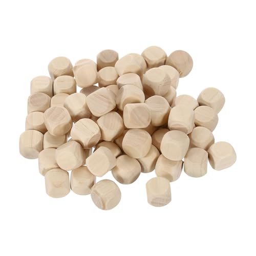 sourcing map 50 Stück Blanko-Holzwürfel, 8 mm, unlackiert, Holzwürfel, abgerundete Ecken, quadratischer Block für Bastelprojekte sourcing map 50 Stück Blanko-Holzwürfel, 8 mm, unlackiert, Holzwürfel, abgerundete Ecken, quadratischer Block für Bastelprojekte von sourcing map