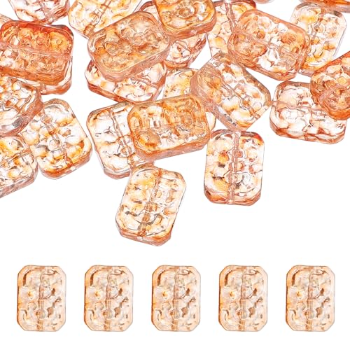 sourcing map 50 Stück Kristallperlen zur Schmuckherstellung, facettierte Glasperlen, lose Perlen, Großpackung, rechteckig, für Bastelarbeiten, Schmuck, Schlüsselanhänger, Orange, 50 Stück sourcing map 50 Stück Kristallperlen zur Schmuckherstellung, facettierte Glasperlen, lose Perlen, Großpackung, rechteckig, für Bastelarbeiten, Schmuck, Schlüsselanhänger, Orange, 50 Stück von sourcing map