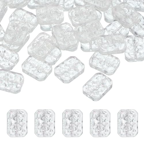 sourcing map 50 Stück Kristallperlen zur Schmuckherstellung, facettierte Glasperlen, lose Perlen, Großpackung, rechteckig, für Bastelarbeiten, Schmuck, Schlüsselanhänger, transparent sourcing map 50 Stück Kristallperlen zur Schmuckherstellung, facettierte Glasperlen, lose Perlen, Großpackung, rechteckig, für Bastelarbeiten, Schmuck, Schlüsselanhänger, transparent von sourcing map
