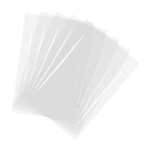 sourcing map 50 Stück Schrumpffolienbeutel, 38,1 x 55,9 cm, POF transparente Schrumpffolie für Geschenkkörbe, Verpackungssammlung, hausgemachte DIY, handgemachte Handwerk, Kekse von sourcing map