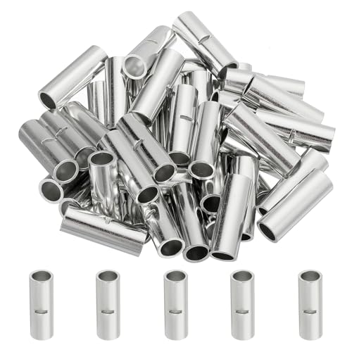sourcing map 50 Stück nicht isolierte Stoßverbinder, 6 AWG, verzinnter Kupferdrahtverbinder BN14 für elektrische Draht-Crimphülsen-Klemmen sourcing map 50 Stück nicht isolierte Stoßverbinder, 6 AWG, verzinnter Kupferdrahtverbinder BN14 für elektrische Draht-Crimphülsen-Klemmen von sourcing map