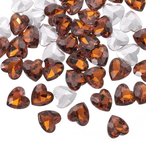 sourcing map 50 x Herz-Strasssteine, 10 mm, spitze Rückseite, Herz-Glas-Strasssteine, Edelsteine, Kristalle, für Schmuckherstellung, Kostüm, DIY, Handwerk, Hellbraun sourcing map 50 x Herz-Strasssteine, 10 mm, spitze Rückseite, Herz-Glas-Strasssteine, Edelsteine, Kristalle, für Schmuckherstellung, Kostüm, DIY, Handwerk, Hellbraun von sourcing map