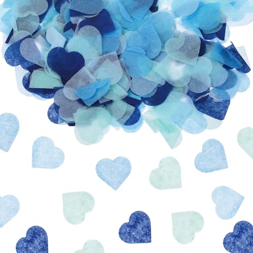 sourcing map 5600 Stück 2,5 cm Herzen Papier Konfetti Seidenpapier Konfetti Party Dekoration für Ballon, Hochzeit, Valentinstag Tischdekorationen, Blau sourcing map 5600 Stück 2,5 cm Herzen Papier Konfetti Seidenpapier Konfetti Party Dekoration für Ballon, Hochzeit, Valentinstag Tischdekorationen, Blau von sourcing map