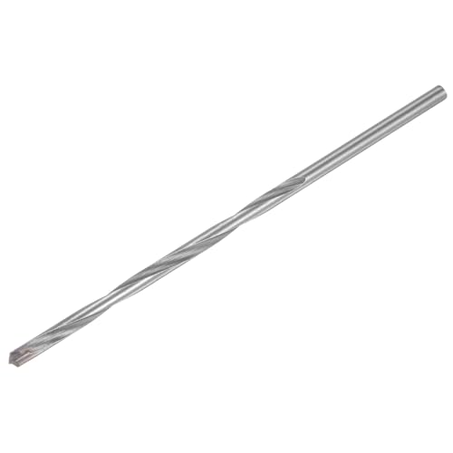 sourcing map 5mm Schneiddurchmesser Hartmetall Spiralbohrer mit Runde Zylinderschaft für Gehärteten Stahl Edelstahl, 150mm Länge von sourcing map