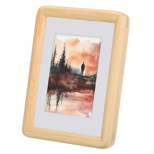 sourcing map 5x7 Naturholz Fotorahmen Holz-Finish Bilderrahmen Verbundholzrahmen mit Echtglas für Desktop-Display Wandmontage, Hellbraun sourcing map 5x7 Naturholz Fotorahmen Holz-Finish Bilderrahmen Verbundholzrahmen mit Echtglas für Desktop-Display Wandmontage, Hellbraun von sourcing map