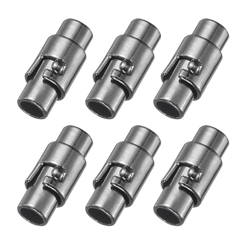sourcing map 6 Stück Magnetverschlüsse, 0,4 cm Lederschnur-Endkappen, magnetische Armbandverschlüsse und Verschlüsse für Schmuckherstellung, DIY-Armbandverschlüsse, Schwarz sourcing map 6 Stück Magnetverschlüsse, 0,4 cm Lederschnur-Endkappen, magnetische Armbandverschlüsse und Verschlüsse für Schmuckherstellung, DIY-Armbandverschlüsse, Schwarz von sourcing map