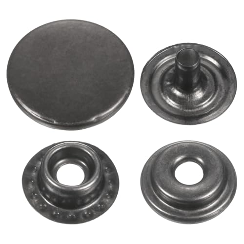 sourcing map 60 Sets Druckknöpfe, 15 mm, Metall-Schnappverschluss, Legierung, zum Aufnähen, für Taschen, Leder, Marine, Boote, Segeltuch, Pistole sourcing map 60 Sets Druckknöpfe, 15 mm, Metall-Schnappverschluss, Legierung, zum Aufnähen, für Taschen, Leder, Marine, Boote, Segeltuch, Pistole von sourcing map