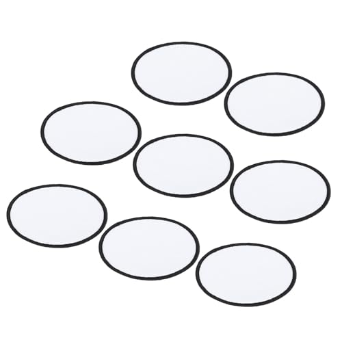 sourcing map 8 Stück Sublimations-Patch Leer, 6 cm/2,36" Stoff-Bügel-Patch zum Aufbügeln für DIY-Basteln, Mützen, Kleidung, Schuhe, Taschen, Uniformen, Weiß sourcing map 8 Stück Sublimations-Patch Leer, 6 cm/2,36" Stoff-Bügel-Patch zum Aufbügeln für DIY-Basteln, Mützen, Kleidung, Schuhe, Taschen, Uniformen, Weiß von sourcing map