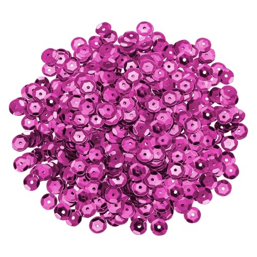 sourcing map 800 Stück lose Pailletten, 8 mm, runde lose Pailletten, schillernde Pailletten, Regenbogen-Großpackung mit Löchern, 20 g, zum Nähen, Sticken, Kleidung, Basteln, Dekorationen, Rosenrot sourcing map 800 Stück lose Pailletten, 8 mm, runde lose Pailletten, schillernde Pailletten, Regenbogen-Großpackung mit Löchern, 20 g, zum Nähen, Sticken, Kleidung, Basteln, Dekorationen, Rosenrot von sourcing map