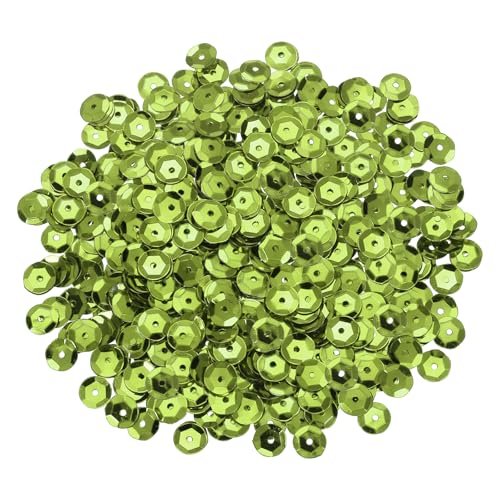 sourcing map 800 Stück lose Pailletten, 8 mm, runde lose Pailletten, schillernde Pailletten, Regenbogen-Großpackung mit Löchern, 20 g, zum Nähen, Sticken, Kleidung, Basteln, Dekorationen, Hellgrün sourcing map 800 Stück lose Pailletten, 8 mm, runde lose Pailletten, schillernde Pailletten, Regenbogen-Großpackung mit Löchern, 20 g, zum Nähen, Sticken, Kleidung, Basteln, Dekorationen, Hellgrün von sourcing map
