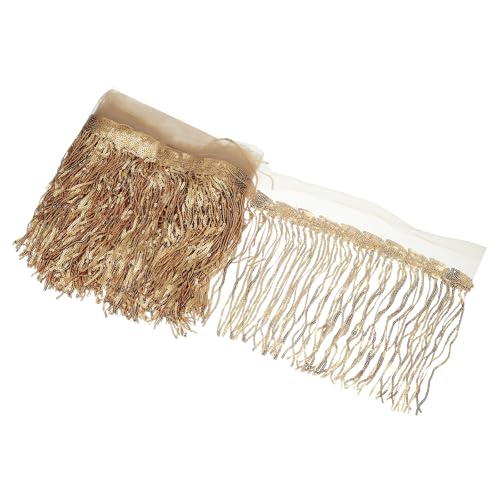 sourcing map 9,1 m 25,4 cm glänzende Pailletten-Lametta-Fransenbesatz, funkelnde Spangle Vorhang Fransen Pailletten Spitze Stoff Luftschlangen für DIY Latein-Tanz Kostüm Kleidung Geburtstag, Gold sourcing map 9,1 m 25,4 cm glänzende Pailletten-Lametta-Fransenbesatz, funkelnde Spangle Vorhang Fransen Pailletten Spitze Stoff Luftschlangen für DIY Latein-Tanz Kostüm Kleidung Geburtstag, Gold von sourcing map