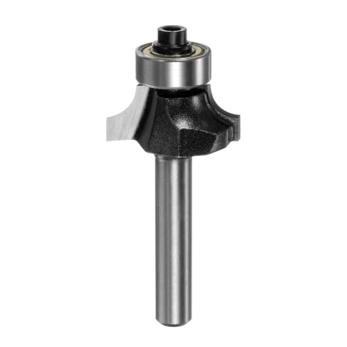 sourcing map Abrundfräser Ø 1/4 Schaft 3/16" Radius Hartmetallkante Abrundfräser mit Führungslager, Holzbearbeitung Fräswerkzeug sourcing map Abrundfräser Ø 1/4 Schaft 3/16" Radius Hartmetallkante Abrundfräser mit Führungslager, Holzbearbeitung Fräswerkzeug von sourcing map