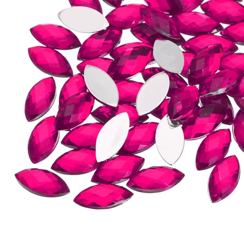 sourcing map Acryl-Pferdeaugen-Edelsteine, flache Rückseite, 4 x 8 mm, künstliche Strasssteine für Bastelarbeiten, Perlen, Hochzeit, Party, Gesichtsbemalung, Schmuckherstellung, Violett, Rot, 200 sourcing map Acryl-Pferdeaugen-Edelsteine, flache Rückseite, 4 x 8 mm, künstliche Strasssteine für Bastelarbeiten, Perlen, Hochzeit, Party, Gesichtsbemalung, Schmuckherstellung, Violett, Rot, 200 von sourcing map