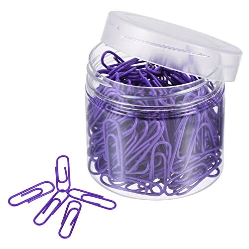 sourcing map Anzahl 200 Papier Clip kleine Klemme vinylbeschichtete Büroklammern mit Box 1,1 Inch lila sourcing map Anzahl 200 Papier Clip kleine Klemme vinylbeschichtete Büroklammern mit Box 1,1 Inch lila von sourcing map