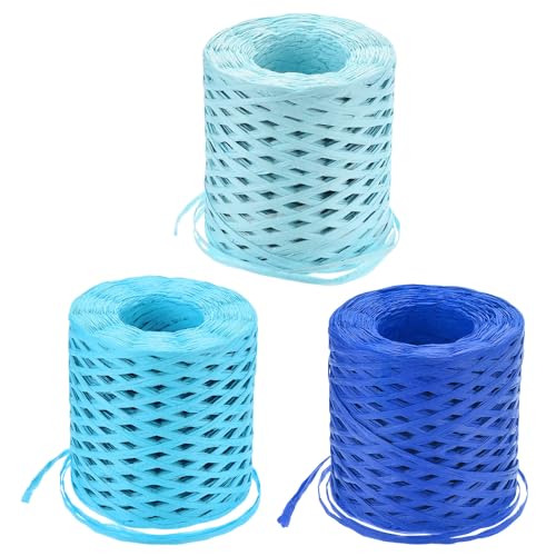 sourcing map Bastband, 0,6 cm, 218 m, Bastschnur, Packpapierschnur für Weihnachtsverpackungen, Bastelarbeiten, Hellblau, Blau, Saphirblau sourcing map Bastband, 0,6 cm, 218 m, Bastschnur, Packpapierschnur für Weihnachtsverpackungen, Bastelarbeiten, Hellblau, Blau, Saphirblau von sourcing map