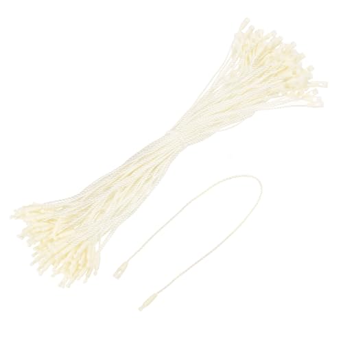 sourcing map Baumwoll-Anhänger, Schnur, Schnappverschluss, Kunststoffanhänger, Bänder, Beige, 20 cm, 100 Stück sourcing map Baumwoll-Anhänger, Schnur, Schnappverschluss, Kunststoffanhänger, Bänder, Beige, 20 cm, 100 Stück von sourcing map