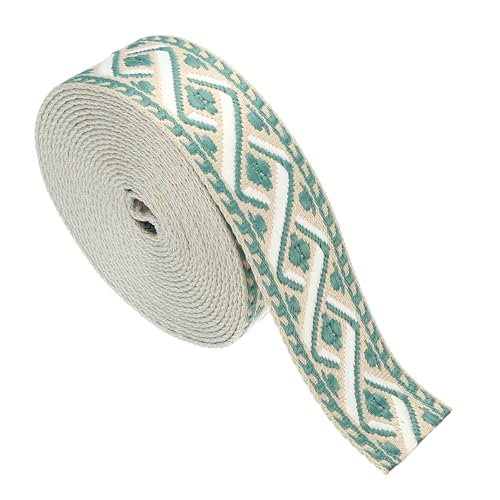 sourcing map Baumwoll-Gurtband, 38 mm, Jacquard-Gurtband, Stickerei, Polyester-Gurtband, Geldbörsenriemen, Gürtel für Geldbörse, Tasche, Handwerk, Kleidung, Khaki-Lakeblau sourcing map Baumwoll-Gurtband, 38 mm, Jacquard-Gurtband, Stickerei, Polyester-Gurtband, Geldbörsenriemen, Gürtel für Geldbörse, Tasche, Handwerk, Kleidung, Khaki-Lakeblau von sourcing map
