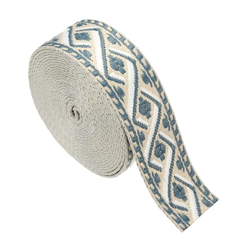 sourcing map Baumwoll-Gurtband, 38 mm, Jacquard-Gurtband, Stickerei, Polyester-Gurtband, Geldbörsenriemen, Gürtel für Geldbörse, Tasche, Handwerk, Kleidung, creme-marineblau sourcing map Baumwoll-Gurtband, 38 mm, Jacquard-Gurtband, Stickerei, Polyester-Gurtband, Geldbörsenriemen, Gürtel für Geldbörse, Tasche, Handwerk, Kleidung, creme-marineblau von sourcing map