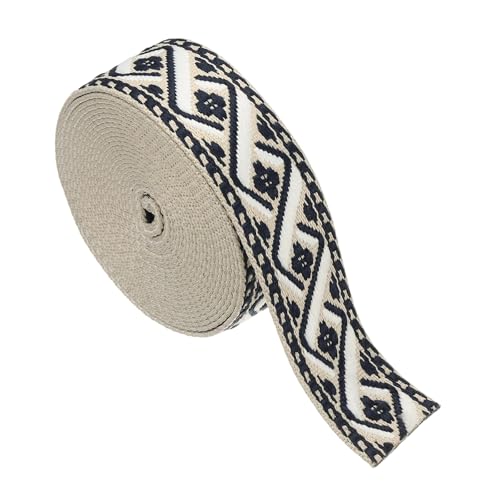 sourcing map Baumwoll-Gurtband, 38 mm, Jacquard-Gurtband, Stickerei, Polyester-Gurtband, Geldbörsenriemen für Geldbörse, Tasche, Handwerk, Kleidung, Blau-Khaki sourcing map Baumwoll-Gurtband, 38 mm, Jacquard-Gurtband, Stickerei, Polyester-Gurtband, Geldbörsenriemen für Geldbörse, Tasche, Handwerk, Kleidung, Blau-Khaki von sourcing map