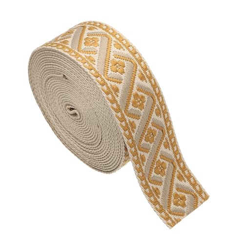 sourcing map Baumwoll-Gurtband, 50 mm, Jacquard-Gurtband, Stickerei, Polyester-Gurtband, Geldbörsenriemen, Gürtel für Geldbörse, Tasche, Handwerk, Kleidung, Khaki-Dunkelgelb sourcing map Baumwoll-Gurtband, 50 mm, Jacquard-Gurtband, Stickerei, Polyester-Gurtband, Geldbörsenriemen, Gürtel für Geldbörse, Tasche, Handwerk, Kleidung, Khaki-Dunkelgelb von sourcing map