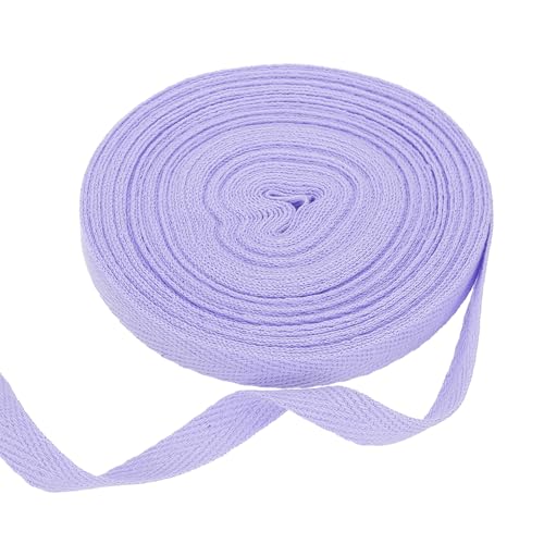 sourcing map Baumwoll-Twillband, 0,9 cm, 9,5 m, Fischgräten-Gurtband, Rolle, Schrägband, für Bastelarbeiten, Nähen, Geschenkverpackungen, Hellviolett sourcing map Baumwoll-Twillband, 0,9 cm, 9,5 m, Fischgräten-Gurtband, Rolle, Schrägband, für Bastelarbeiten, Nähen, Geschenkverpackungen, Hellviolett von sourcing map