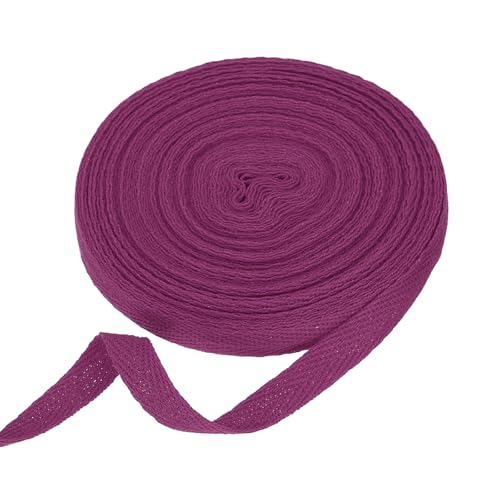 sourcing map Baumwoll-Twillband, 0,9 cm, 9,5 m, Fischgräten-Gurtband, Rolle, Schrägband für Heimwerker, Basteln, Nähen, Geschenkverpackung, Lila sourcing map Baumwoll-Twillband, 0,9 cm, 9,5 m, Fischgräten-Gurtband, Rolle, Schrägband für Heimwerker, Basteln, Nähen, Geschenkverpackung, Lila von sourcing map