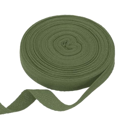 sourcing map Baumwoll-Twillband, 1,6 cm, 9,1 m, Fischgräten-Gurtband, Rolle, Schrägband, für Bastelarbeiten, Nähen, Geschenkverpackungen, Armeegrün sourcing map Baumwoll-Twillband, 1,6 cm, 9,1 m, Fischgräten-Gurtband, Rolle, Schrägband, für Bastelarbeiten, Nähen, Geschenkverpackungen, Armeegrün von sourcing map