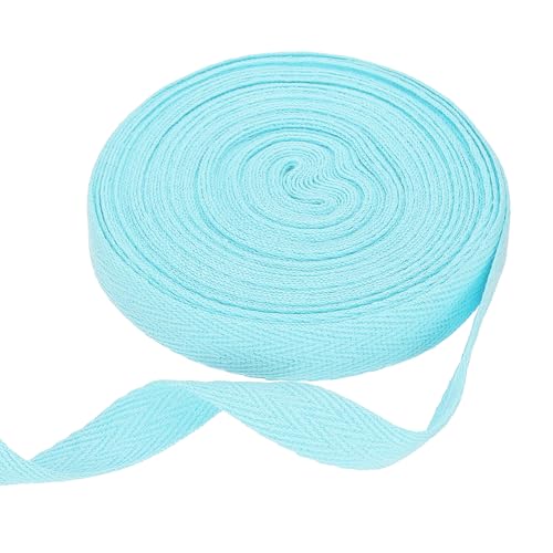 sourcing map Baumwoll-Twillband, 1,6 cm, 9,7 m, Fischgräten-Gurtband, Rolle, Schrägband, für Heimwerker, Handwerk, Nähen, Geschenkverpackung, Hellblau sourcing map Baumwoll-Twillband, 1,6 cm, 9,7 m, Fischgräten-Gurtband, Rolle, Schrägband, für Heimwerker, Handwerk, Nähen, Geschenkverpackung, Hellblau von sourcing map