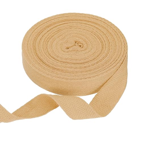 sourcing map Baumwoll-Twillband, 1,9 cm, 9,5 m, Fischgräten-Gurtband, Rolle, Schrägband, für Bastelarbeiten, Nähen, Geschenkverpackungen, Hellbraun sourcing map Baumwoll-Twillband, 1,9 cm, 9,5 m, Fischgräten-Gurtband, Rolle, Schrägband, für Bastelarbeiten, Nähen, Geschenkverpackungen, Hellbraun von sourcing map