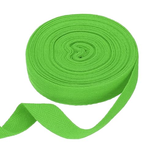 sourcing map Baumwoll-Twillband, 1,9 cm, 9,5 m, Fischgräten-Gurtband, Rolle, Schrägband, für Bastelarbeiten, Nähen, Geschenkverpackungen, Hellgrün sourcing map Baumwoll-Twillband, 1,9 cm, 9,5 m, Fischgräten-Gurtband, Rolle, Schrägband, für Bastelarbeiten, Nähen, Geschenkverpackungen, Hellgrün von sourcing map