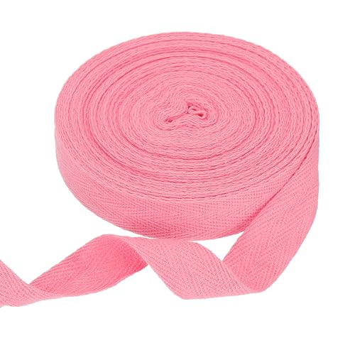sourcing map Baumwoll-Twillband, 1,9 cm, 9,5 m, Fischgräten-Gurtband, Rolle, Schrägband, für Bastelarbeiten, Nähen, Geschenkverpackungen, Rosa sourcing map Baumwoll-Twillband, 1,9 cm, 9,5 m, Fischgräten-Gurtband, Rolle, Schrägband, für Bastelarbeiten, Nähen, Geschenkverpackungen, Rosa von sourcing map