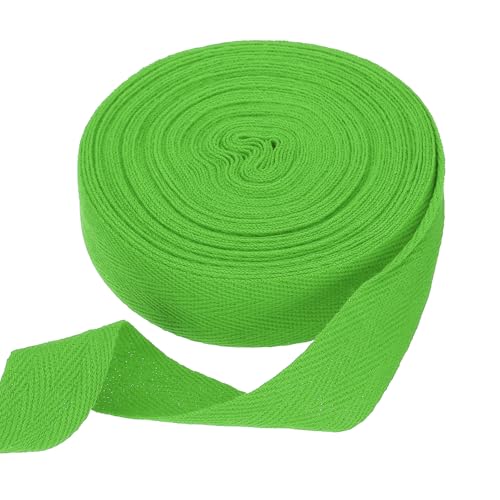 sourcing map Baumwoll-Twillband, 2,5 cm, 9,5 m, Fischgräten-Gurtband, Rolle, Schrägband für Bastelarbeiten, Nähen, Geschenkverpackungen, Hellgrün sourcing map Baumwoll-Twillband, 2,5 cm, 9,5 m, Fischgräten-Gurtband, Rolle, Schrägband für Bastelarbeiten, Nähen, Geschenkverpackungen, Hellgrün von sourcing map
