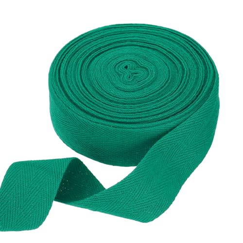 sourcing map Baumwoll-Twillband, 4,5 cm, 9,1 m, Fischgräten-Gurtband, Rolle, Schrägband, für Bastelarbeiten, Nähen, Geschenkverpackungen, Grasgrün sourcing map Baumwoll-Twillband, 4,5 cm, 9,1 m, Fischgräten-Gurtband, Rolle, Schrägband, für Bastelarbeiten, Nähen, Geschenkverpackungen, Grasgrün von sourcing map