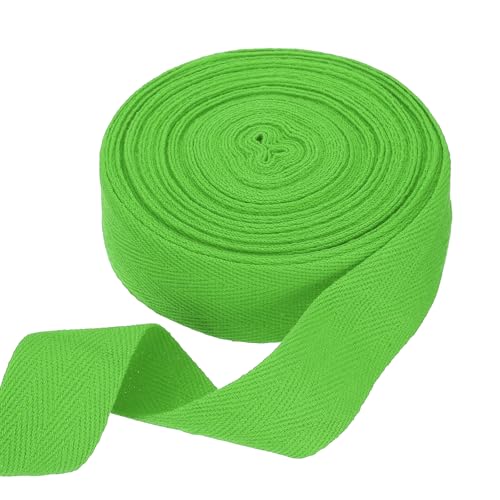 sourcing map Baumwoll-Twillband, 4,5 cm, 9,1 m, Fischgräten-Gurtband, Rolle, Schrägband für Bastelarbeiten, Nähen, Geschenkverpackungen, Hellgrün sourcing map Baumwoll-Twillband, 4,5 cm, 9,1 m, Fischgräten-Gurtband, Rolle, Schrägband für Bastelarbeiten, Nähen, Geschenkverpackungen, Hellgrün von sourcing map