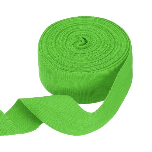 sourcing map Baumwoll-Twillband, 4,8 cm, 9,1 m, Fischgräten-Gurtband, Rolle, Schrägband für Bastelarbeiten, Nähen, Geschenkverpackungen, Hellgrün sourcing map Baumwoll-Twillband, 4,8 cm, 9,1 m, Fischgräten-Gurtband, Rolle, Schrägband für Bastelarbeiten, Nähen, Geschenkverpackungen, Hellgrün von sourcing map