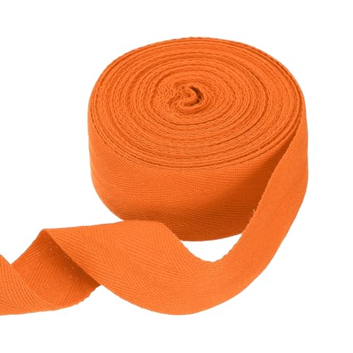 sourcing map Baumwoll-Twillband, 4,8 cm, 9,1 m, Fischgräten-Gurtband, Rolle, Schrägband für DIY, Basteln, Nähen, Geschenkverpackung, Orange sourcing map Baumwoll-Twillband, 4,8 cm, 9,1 m, Fischgräten-Gurtband, Rolle, Schrägband für DIY, Basteln, Nähen, Geschenkverpackung, Orange von sourcing map