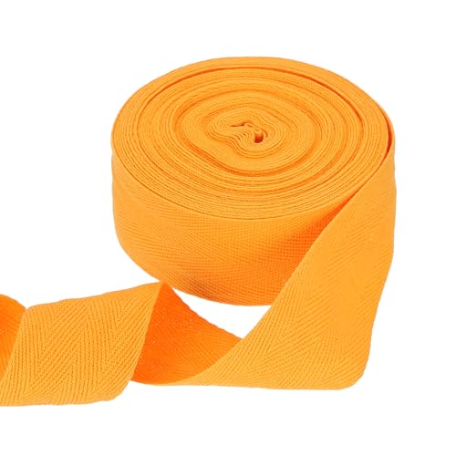 sourcing map Baumwoll-Twillband, 4,8 cm, 9,1 m, Fischgräten-Gurtband, Rolle, Schrägband für Heimwerker, Basteln, Nähen, Geschenkverpackung, goldfarben sourcing map Baumwoll-Twillband, 4,8 cm, 9,1 m, Fischgräten-Gurtband, Rolle, Schrägband für Heimwerker, Basteln, Nähen, Geschenkverpackung, goldfarben von sourcing map