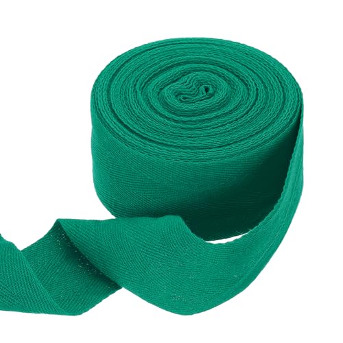 sourcing map Baumwoll-Twillband, 5,1 cm, 9,1 m, Fischgräten-Gurtband, Rolle, Schrägband für Heimwerker, Handwerk, Nähen, Geschenkverpackung, Grasgrün sourcing map Baumwoll-Twillband, 5,1 cm, 9,1 m, Fischgräten-Gurtband, Rolle, Schrägband für Heimwerker, Handwerk, Nähen, Geschenkverpackung, Grasgrün von sourcing map