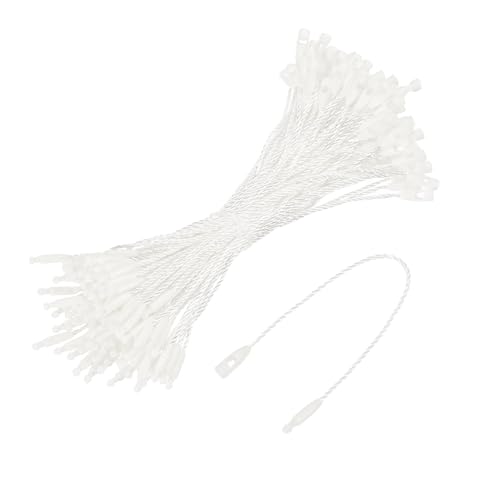 sourcing map Baumwollschnur, Schnappverschluss, Schnur, Schnur, Schnur, Preisschild, Verschluss, Kunststoff, 11,9 cm, Weiß, 100 Stück sourcing map Baumwollschnur, Schnappverschluss, Schnur, Schnur, Schnur, Preisschild, Verschluss, Kunststoff, 11,9 cm, Weiß, 100 Stück von sourcing map