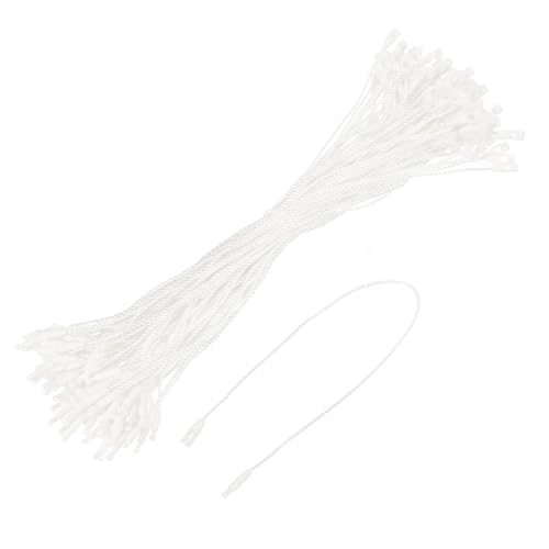 sourcing map Baumwollschnur, Schnappverschluss, Schnur, Schnur, Schnur, Preisschild, Verschluss, Kunststoff, Weiß, 24,8 cm, 100 Stück sourcing map Baumwollschnur, Schnappverschluss, Schnur, Schnur, Schnur, Preisschild, Verschluss, Kunststoff, Weiß, 24,8 cm, 100 Stück von sourcing map