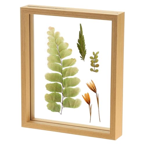 sourcing map Bilderrahmen aus gepresstem Holz, handgefertigt, 21,6 x 25,4 cm, rechteckig, schwebender Bilderrahmen, Doppelglas, für Kunstwerke, Fotos, Tischdekoration, Naturholz sourcing map Bilderrahmen aus gepresstem Holz, handgefertigt, 21,6 x 25,4 cm, rechteckig, schwebender Bilderrahmen, Doppelglas, für Kunstwerke, Fotos, Tischdekoration, Naturholz von sourcing map