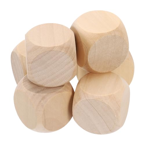 sourcing map Blanko-Holzwürfel, 40 mm, unlackierter Holzwürfel, abgerundete Ecken, quadratischer Block für Bastelprojekte, 6 Stück sourcing map Blanko-Holzwürfel, 40 mm, unlackierter Holzwürfel, abgerundete Ecken, quadratischer Block für Bastelprojekte, 6 Stück von sourcing map