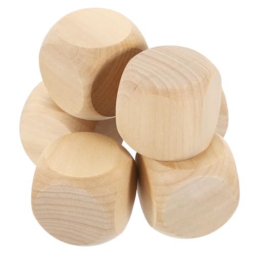 sourcing map Blanko-Holzwürfel, 50 mm, unlackierter Holzwürfel, abgerundete Ecken, quadratischer Block für Bastelprojekte, 6 Stück sourcing map Blanko-Holzwürfel, 50 mm, unlackierter Holzwürfel, abgerundete Ecken, quadratischer Block für Bastelprojekte, 6 Stück von sourcing map